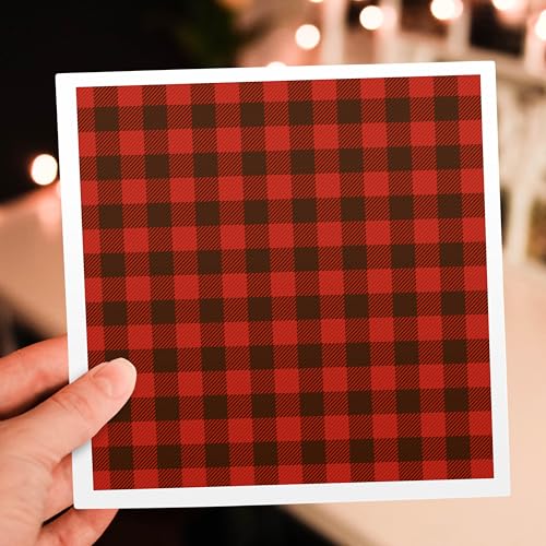 Cartes de vœux Buffalo Plaid pour vos messages de fêtes et de remerciements
