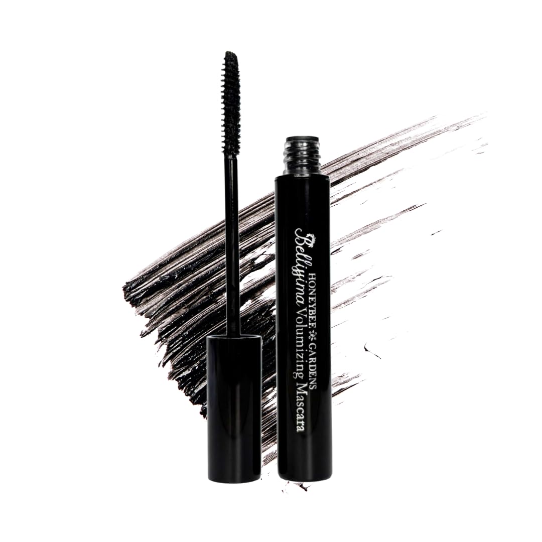 Honeybee GardensBellissima Volumizing Mascara In Black Lace, Lightweight And Bold, Non-Smudging, Vegan, Gluten-Free, Cruelty-Free, Net Wt. 0.13 oz.