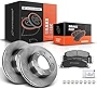 A-Premium Front Disc Brake Rotors and Pads Kit Compatible with Dodge Ram 2500 3500 2009-2010 Ram 2500 3500 2011-2018