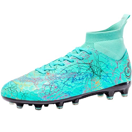 Csgkag Fußballschuhe Herren High Top Spike Cleats Trainingsschuhe Outdoor...