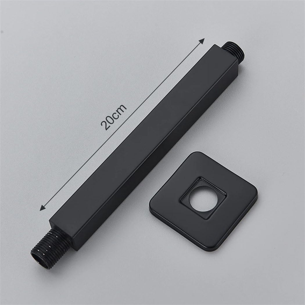 Wall Ceiling Mounted Shower Arm Brass Bathroom Shower Head Bracket Bar G1/2 Shower Head Fixed Pipe