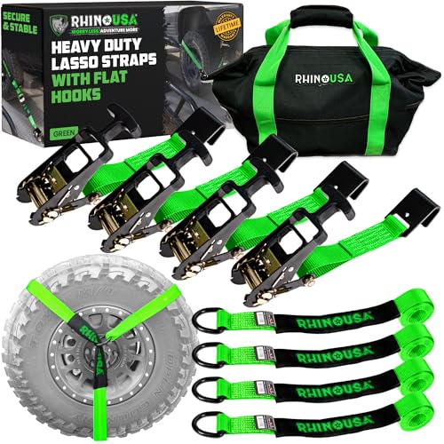 Rhino USA Lasso Flat Hook Straps