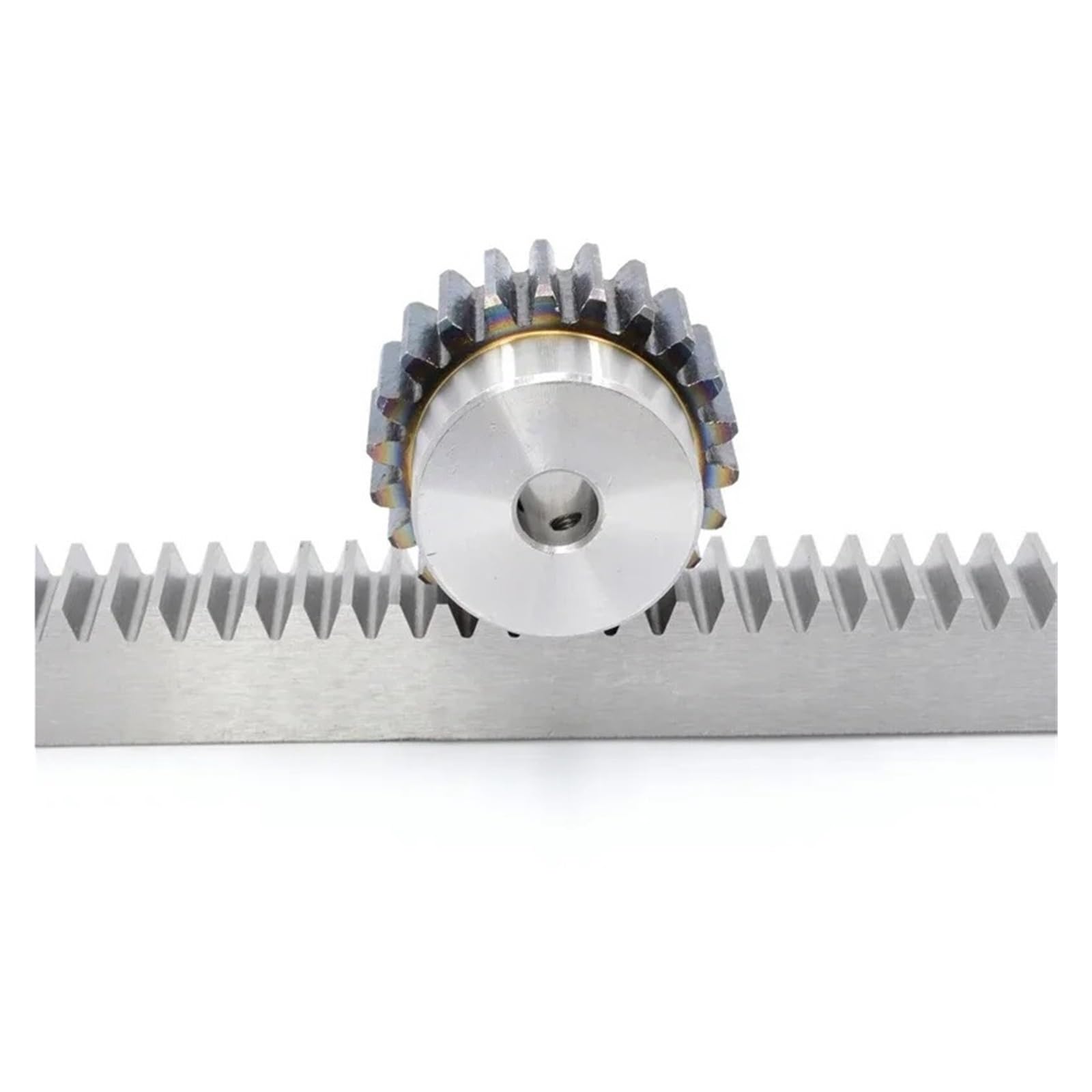 Crémaillère à engrenages droits en acier, 2 pièces, 1 m, 1 module, 10 x 10 mm, longueur 100 à 500 mm(350mm)
