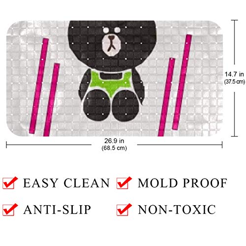 Tapis de bain drainage et anti-glisse baignoire sécurisée