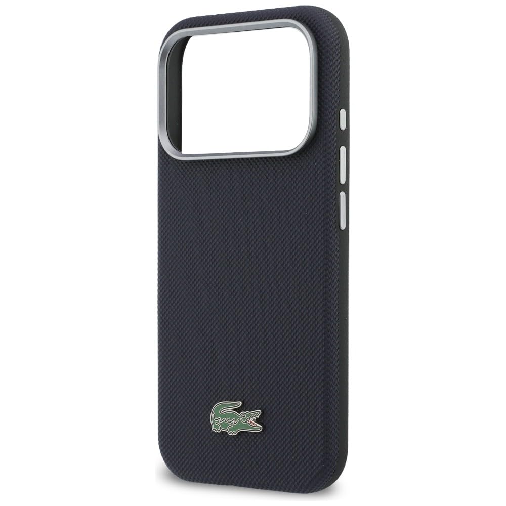 CG MOBILE Lacoste Petit Piqué etui do iPhone 17 Pro Max kompatybilne z MagSafe (granatowe)
