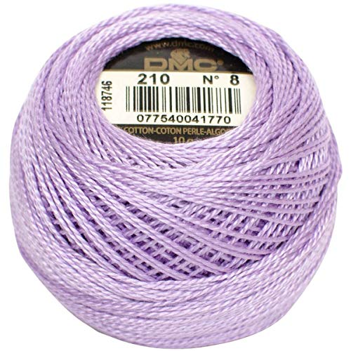 210 DMC Perlgarn, Baumwolle, Größe 8, 10 g Ball