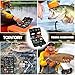 TOPFORT 187/343pcs Fishing Accessories Kit, Organized Fishing Tackle Box with Tackle Included, Hooks, Weights Sinkers, Fishing Gear and Equipment, Gift for Men