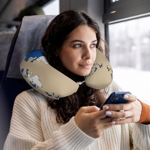 Almohada cervical viscoelástica U 25 cm x 30 cm miniatura 6