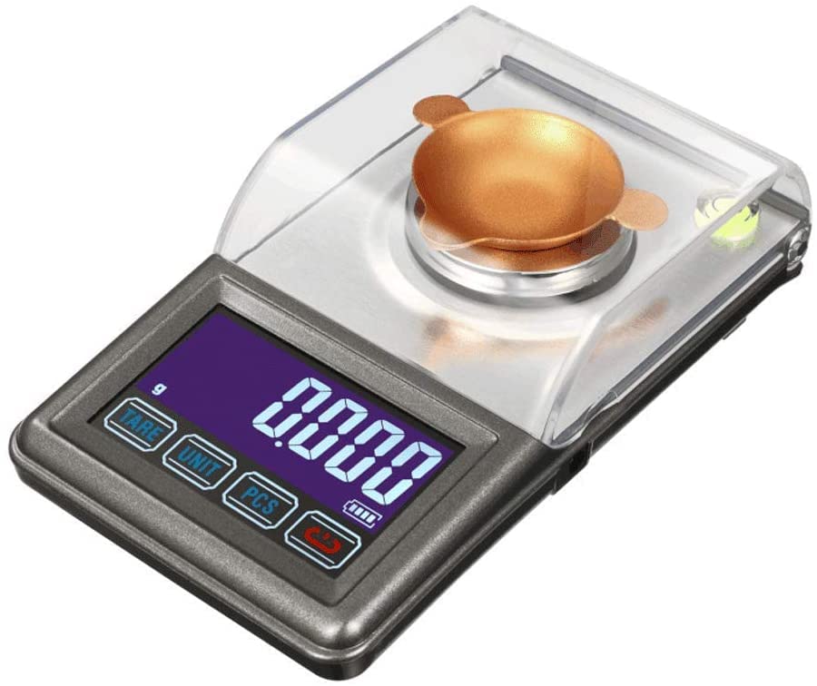 High-Precision Digital Electronic Scale 50g0.001g Professional Jewelry Diamond Weighing with Touch Screen Pocket Scale