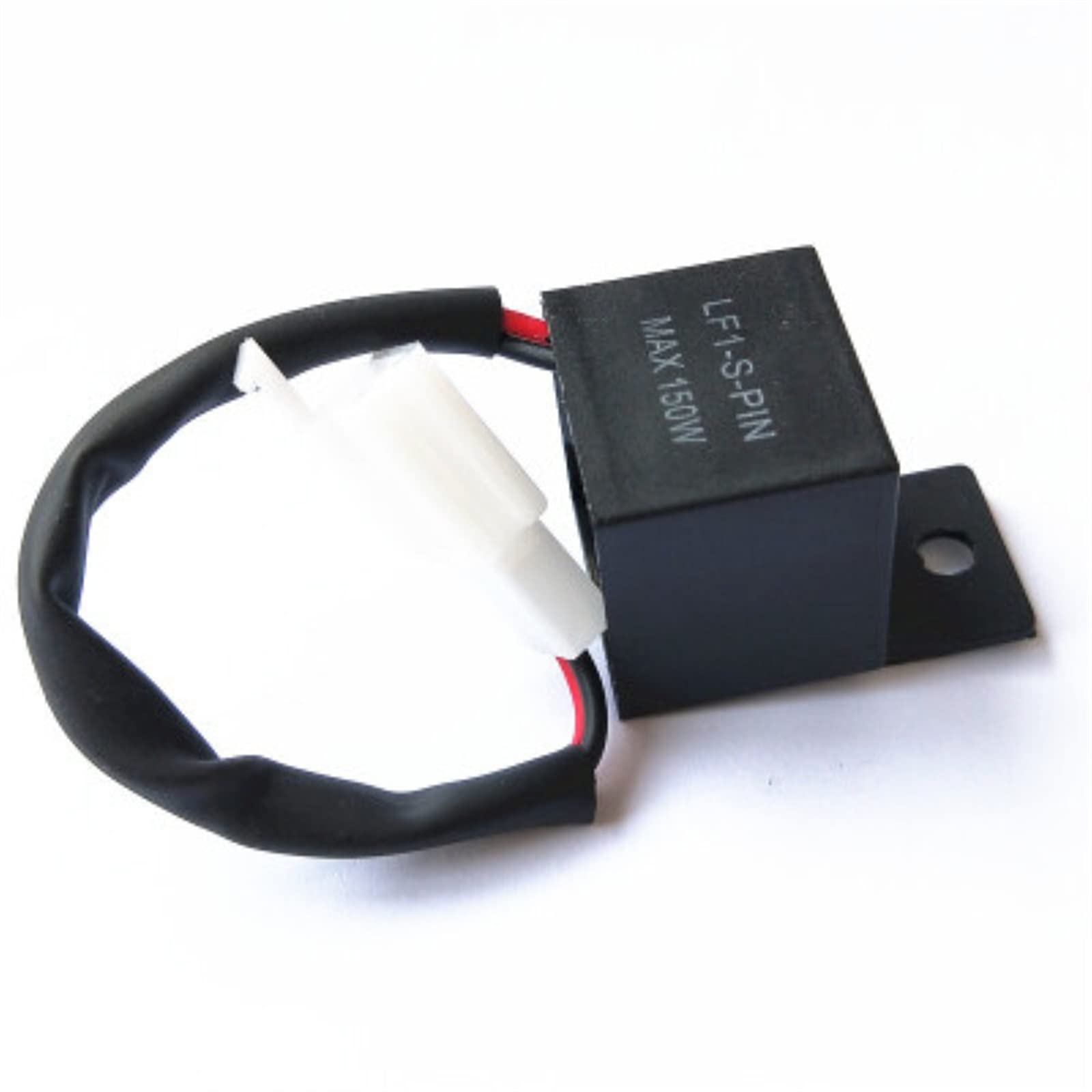 10 Stück 12 VDC 150 W 2PIN mit Kabelbaum-Klemmenanschluss Blitzrelais LED-Blinkrelais Motorrad-Blinker