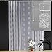 EASYHomefashion Hochwertige Fertiggardine Voile Store Deko Schal mit Stickerei Faltenband Bleiband NAGO 240 x 450 cm (HöhexBreite) MI 4 günstig Kaufen-EASYHomefashion Hochwertige Fertiggardine Voile Store Deko Schal mit Stickerei Faltenband Bleiband NAGO 240 x 450 cm (HöhexBreite)