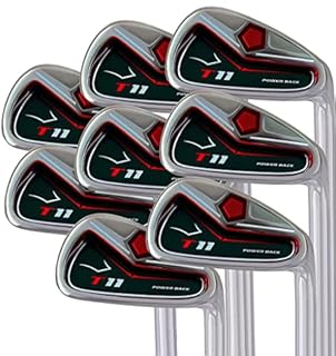 T11 Power Back Tall Iron Set 4-SW Custom Made Golf Clubs Right Hand Regular R Flex Steel Shafts MIDSIZE Grips +1