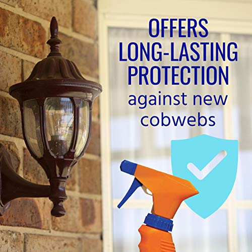 Image of TERRO Cobweb Eliminator, Spiderweb Repellent Spray for Indoor & Outdoor Use | Ready-to-Use Formula for Home Defense, Prevents Spider Web Formation, Long Lasting Outdoor Protection, T2360