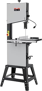 VEVOR Band Saw, 13.39-Inch, Benchtop Bandsaw with Stand, 440-846 RPM Continuously Viable Speed, 1100W 1-1/2HP, 110V, Optimized Work Light, and Miter Gauge, for Woodworking Aluminum Wood Metal Copper