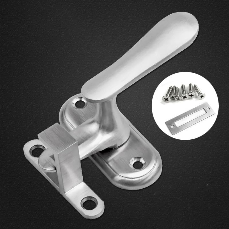 MRKU Maniglie per finestre, Serrature per Porte e finestre in Acciaio Inox, chiavistelli di Sicurezza scorrevoli, Accessori di ferramenta.