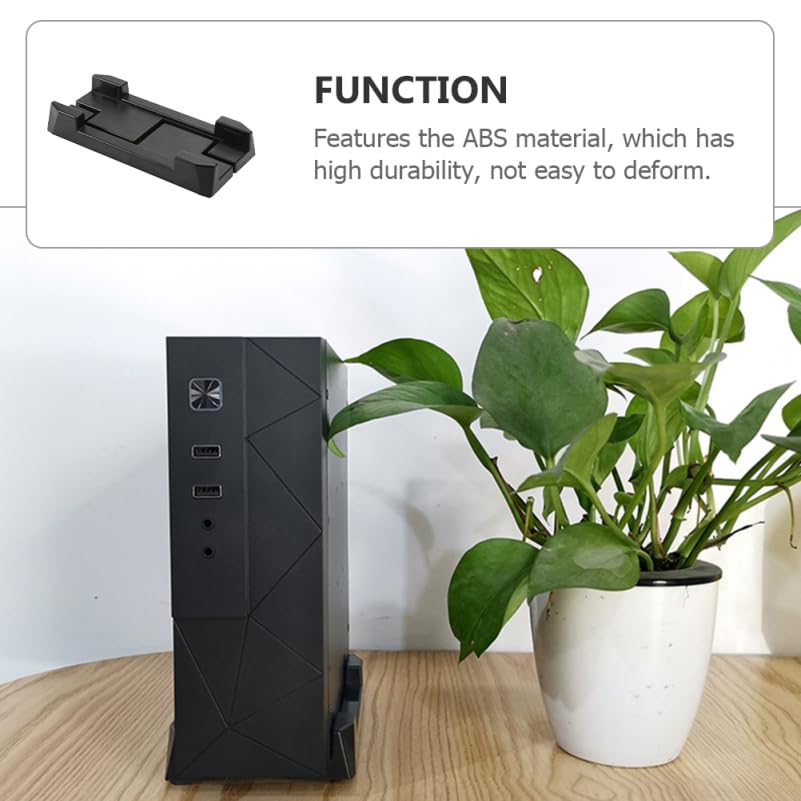Soporte móvil ajustable para CPU SEWACC, base estable para chasis de computadora, diseño práctico y conveniente en color negro miniatura 6