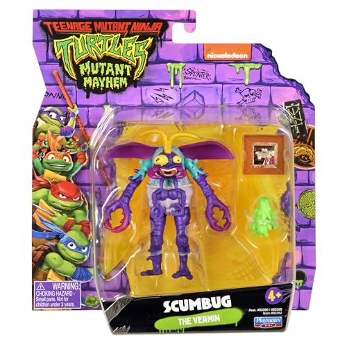 Teenage Mutant Ninja Turtles Mutant Mayhem 4Inch SCUMBUG Action Figure - Thumbnail 2