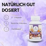 Dotana Menta Pro Schlaf-Supplement – 60 Kapseln mit Baldrianwurzel, Lavendel, Passionsblume, Taurin, L-Tryptophan & Vitamin B – Natürlich für Guten Schlaf & Entspannung – 100% Vegan