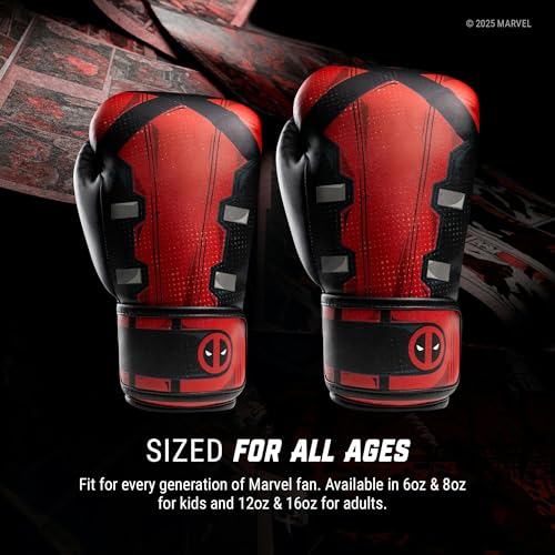 Image of Hayabusa Marvel Classic Boxing Gloves for Men, Women & Kids - Officially Licensed | 16oz 12oz 8oz 6oz Training, Sparring, Bag & Pad Work
