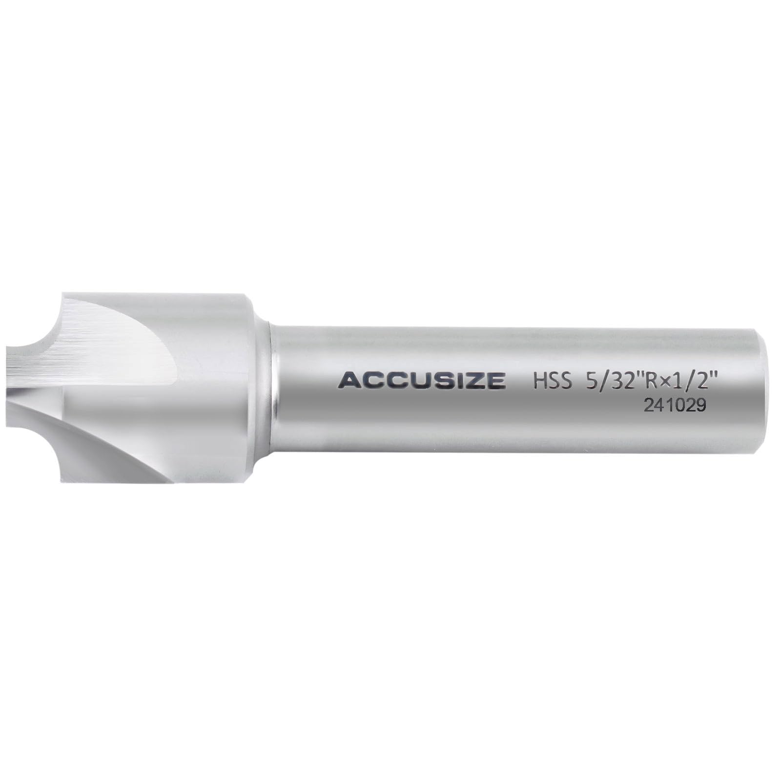 Accusize - Frez cylindryczny, H.S.S., Model: Okrągły narożnik. OAL: 3''. Średnica trzpienia: 1/2''. #1011-0532