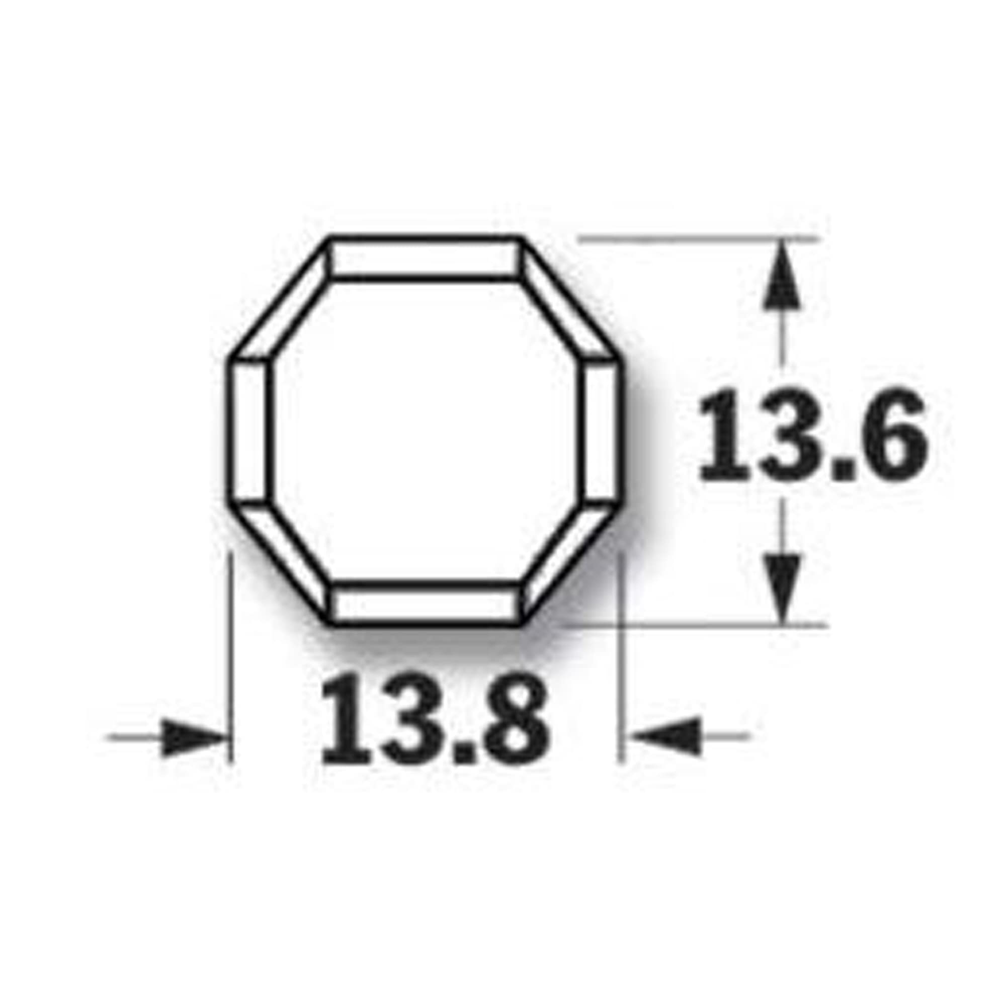 Round Octagonal Drain Slot Cover Caps White Water Outlet Bag of 10 - Image 4