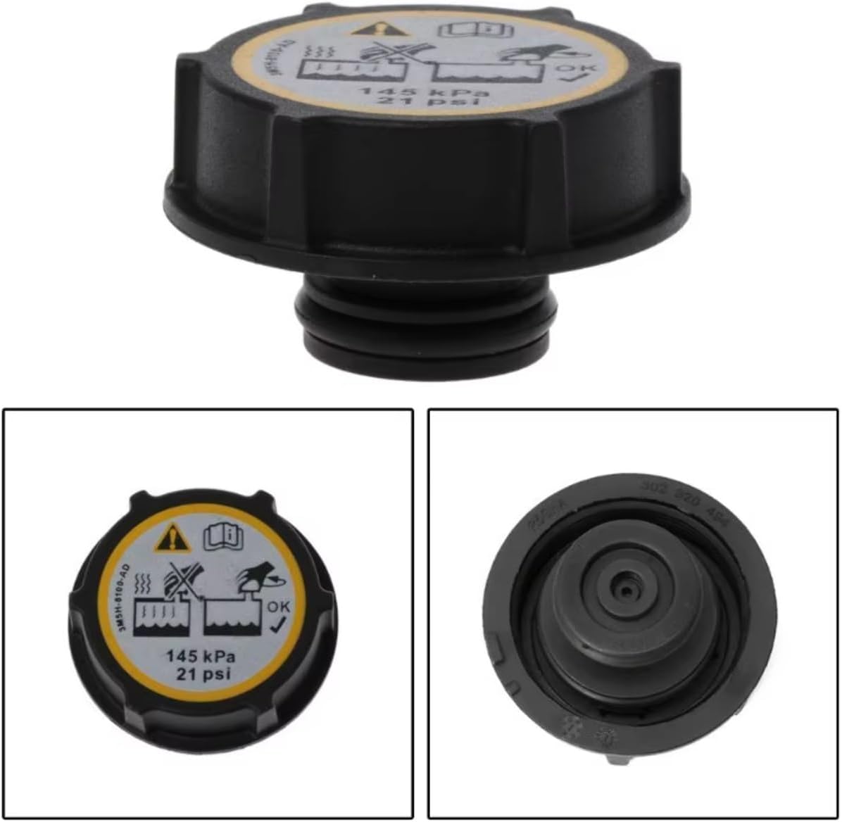 Coolant Reservoir Cap Cover for Tourneo for Courier 3M5H8100AD 3M5H8100AC 1301104 Cooling Water Radiator Bottle Expansion Tank Cover