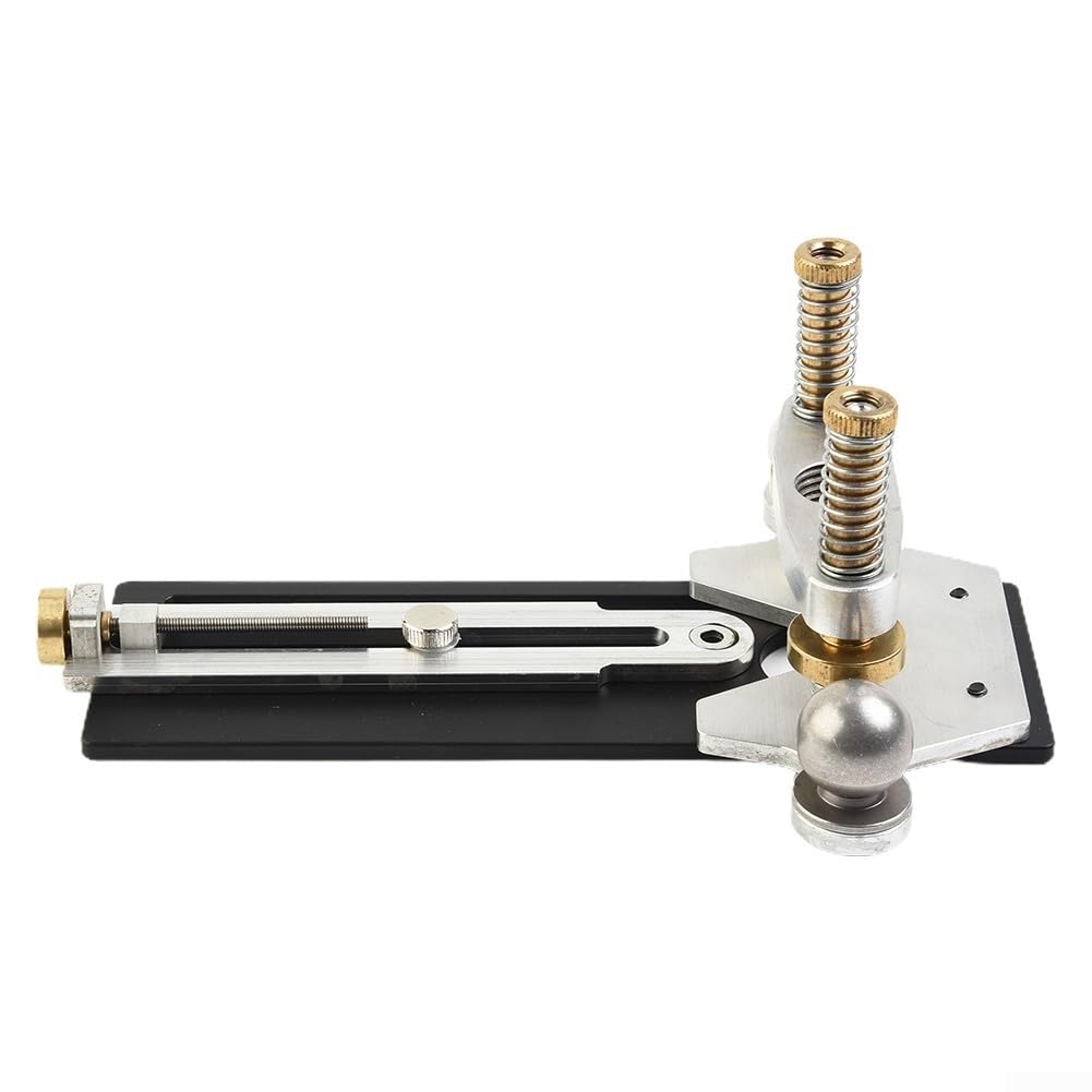Heavy Duty Guitar Sound Hole Router Jig per lavori di precisione, strumento di taglio circolare per costruzione di chitarra acustica, dispositivo di instradamento in metallo per negozi di liutai
