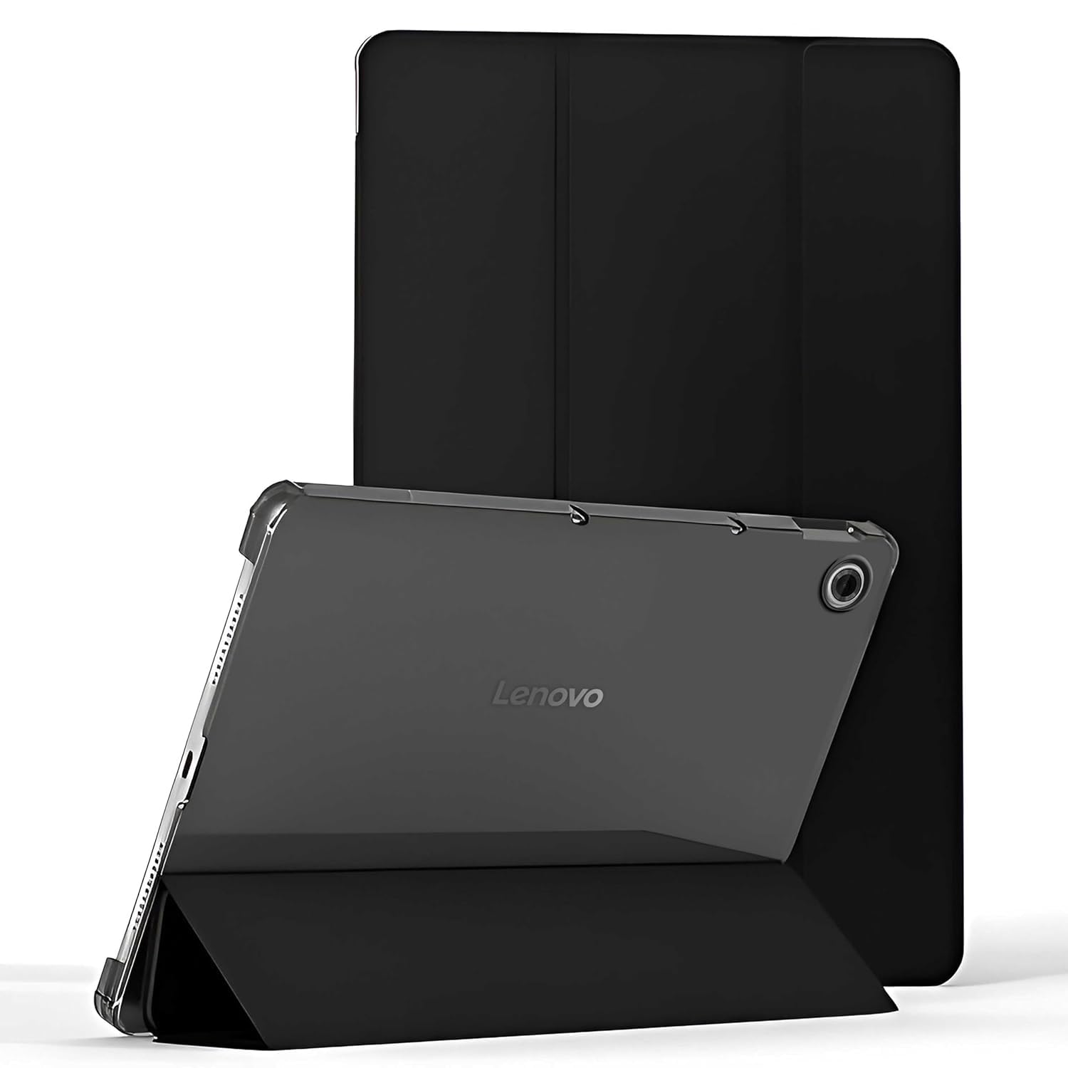 ProElite Case Cover for Lenovo Tab 10.1 inch 2025 Case, Smart Flip Case Cover for Lenovo Tab 10.1 inch 2025 Case Cover Translucent Back with Stylus Pen [Auto Sleep Wake Feature], Black — Amazon image 6
