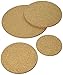 Extra Large Pack of 4 Round Cork Trivet Kit for kitchen Set pads heat hot pot - 100% Quality Portuguese Cork - Without additives - Sizes 11.8 Inches + 9.8 Inches + 7.8 Inches + 5.9 Inches