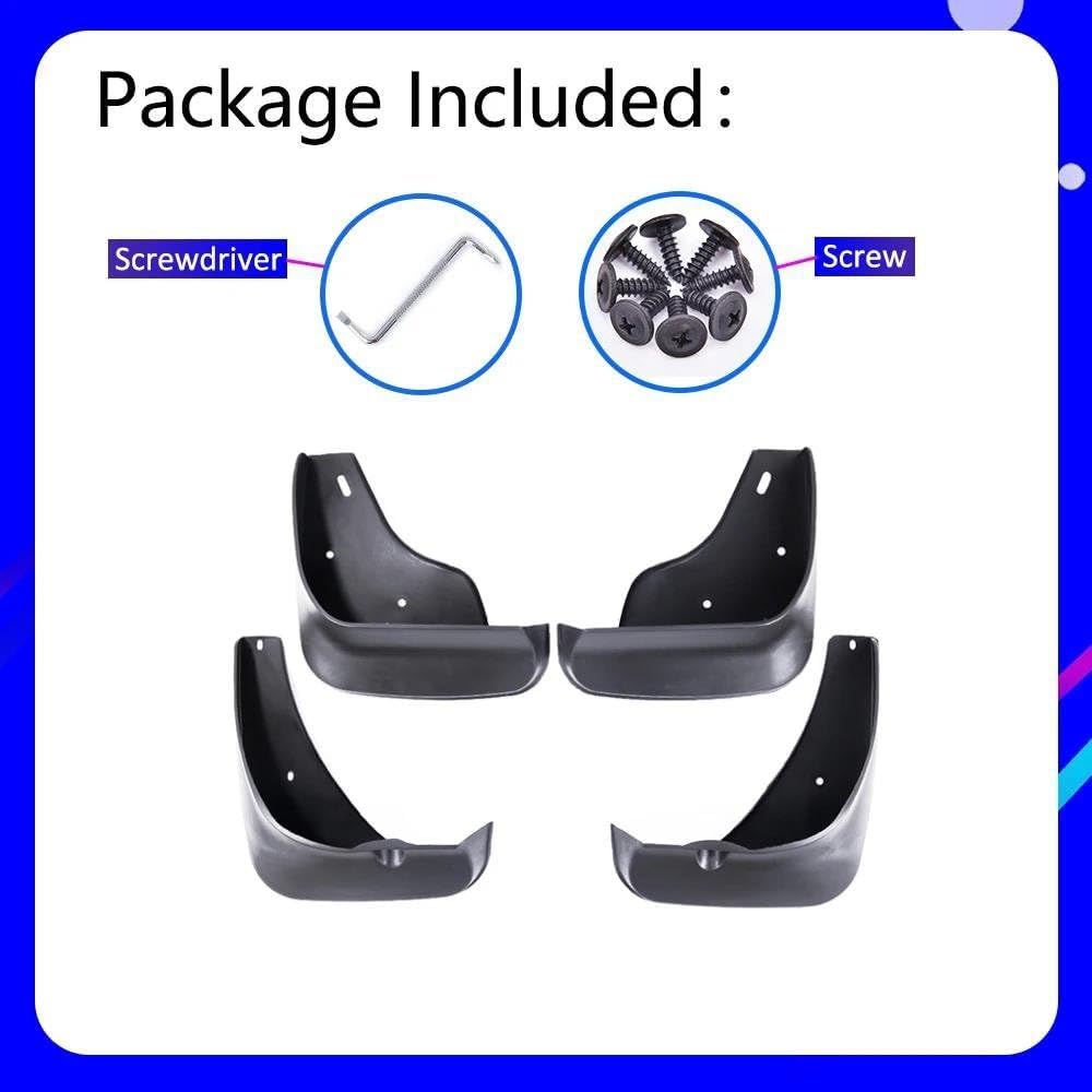 Splash Guards for Toyota for Crown for S200 2009-2012 Car Accessories Mudflap Fender Auto Replacement Parts Wheel Protection Wheel Splash Guard