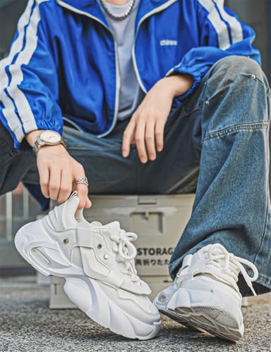 FLASHOON 10cm 身長アップ シークレットシューズ メンズ ビジネスシューズ インソール 厚底スニーカー 地雷系 量産型 レースアップシューズ シークレットブーツ の商品画像 3