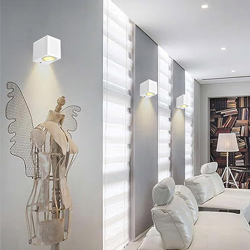 Applique murale LED GU10 IP54 étanche en aluminium pour extérieur Mengjay