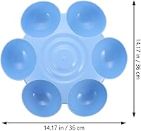 Vista 13 de Flower Shaped Pet Feeding Bowl Plastic Cat Feeder Multi-Pet Food Dish Easy to Clean Durable Water and Food Bowl