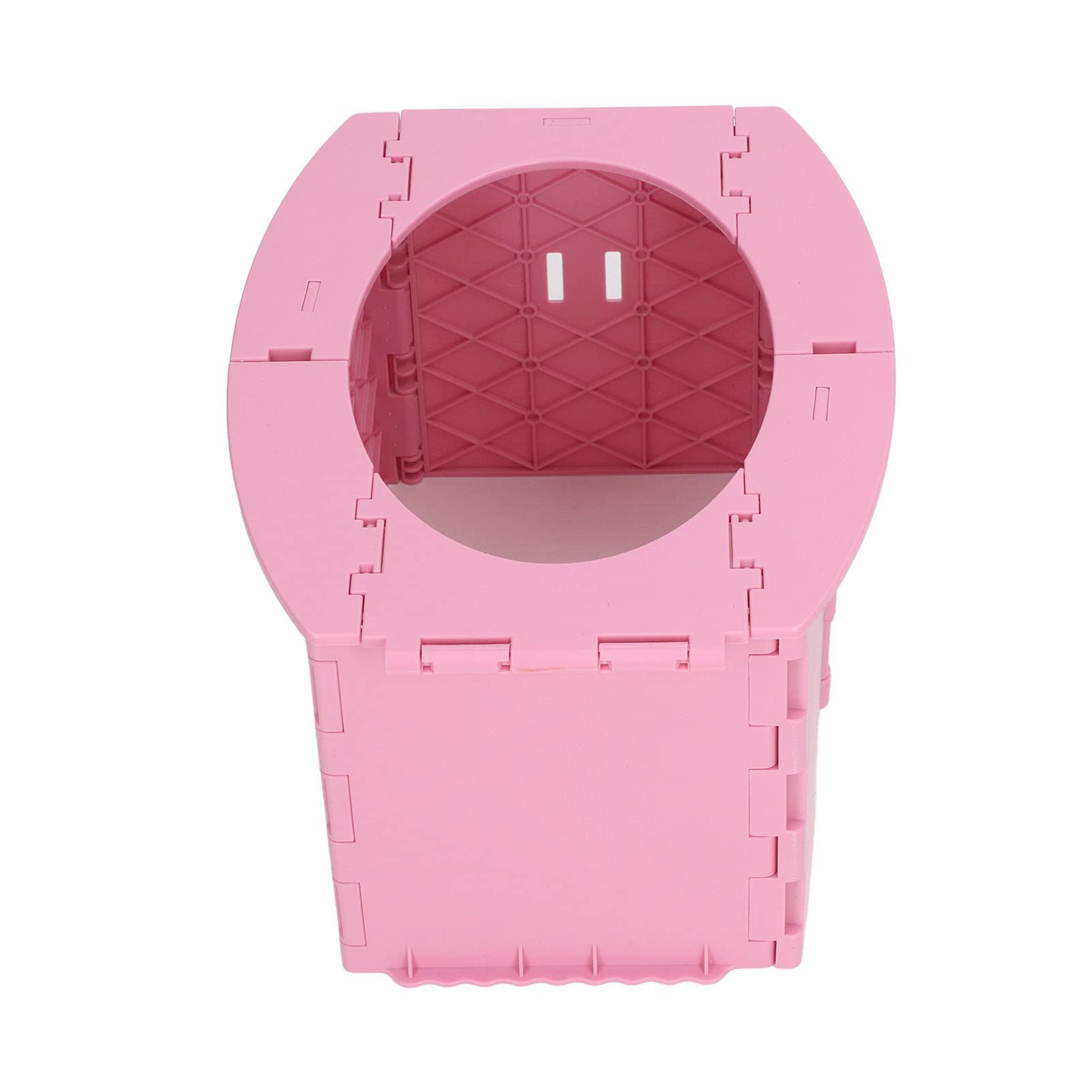 Taidda Toddler Potty Foldable Portable PP Training Toilet for Travel Camping Long Driving,Sturdy Lightweight Easy to Clean, for Toddler Kids Adults (Pink)