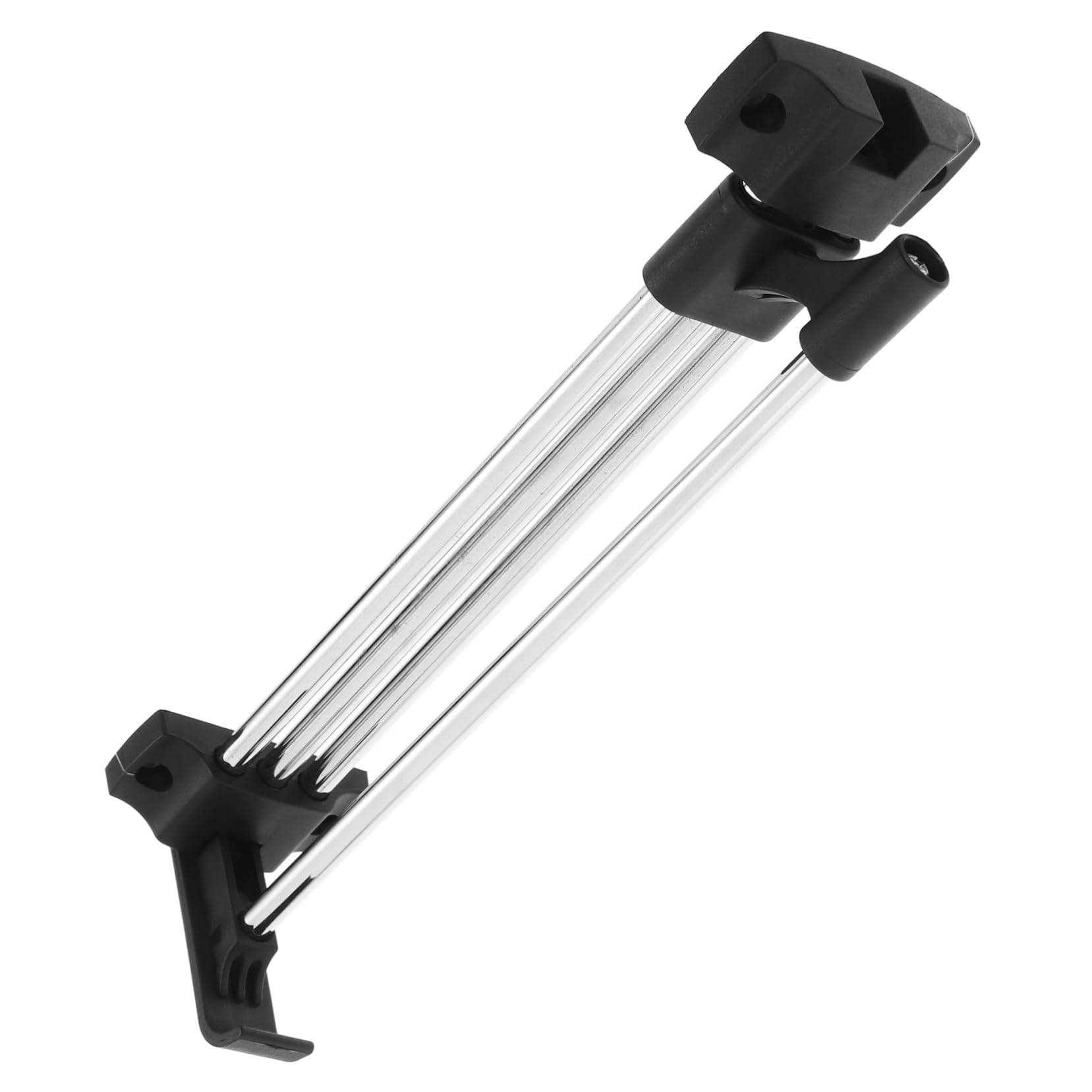 Levemolo Retractable Clothes Hanging Rod Adjustable Iron Wardrobe Bar for Closet Organization Extending Rail for Storage Lightweight and Portable Design