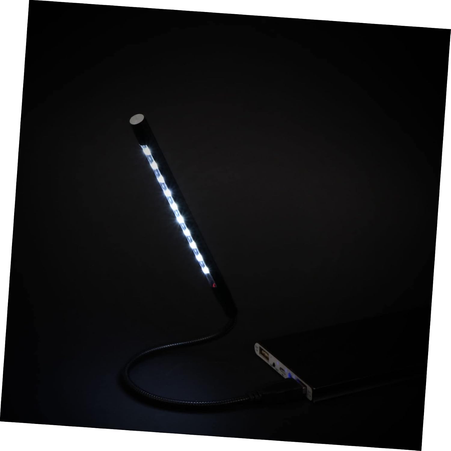 POPETPOP 2Pcs USB LED Reading Light Eye Protection Lamp for Night Reading Studying Portable Flexible Gooseneck Design with Random Colors