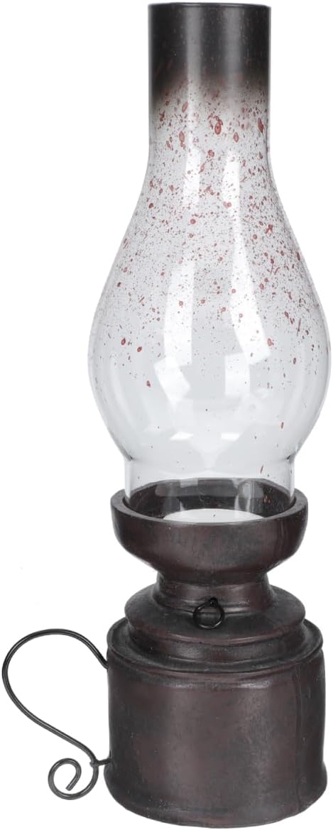 Zerodeko Vintage Kerosene Lamp Ornaments for Living Room Creative Resin Adornment Lantern Decor Home Decor