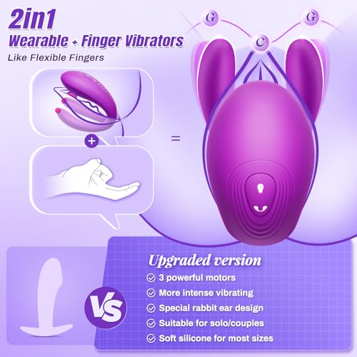 Image of Adult Sex Toys Wearable Vibrator - BIG SHOCKED Remote Control Vibrator Couples Female Women Sex Toy Penis Clitoral G Spot Vibrator with 10 Powerful Vibrations Double-Ended Dildos Sex Machine