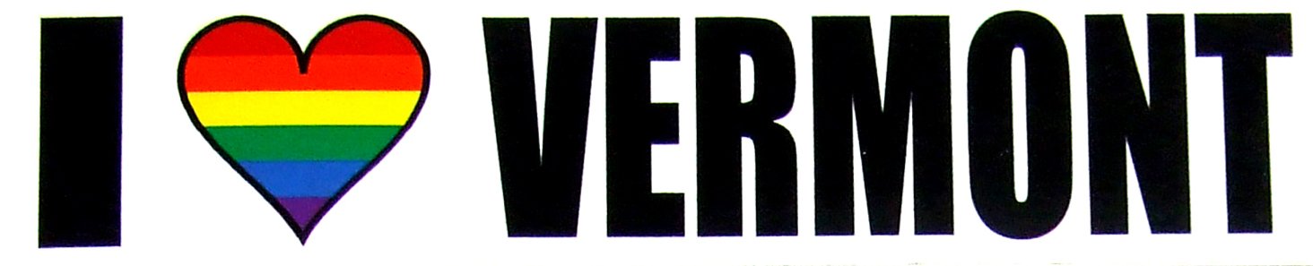 MooLuxe Sticker - Bumper - I Love Vermont