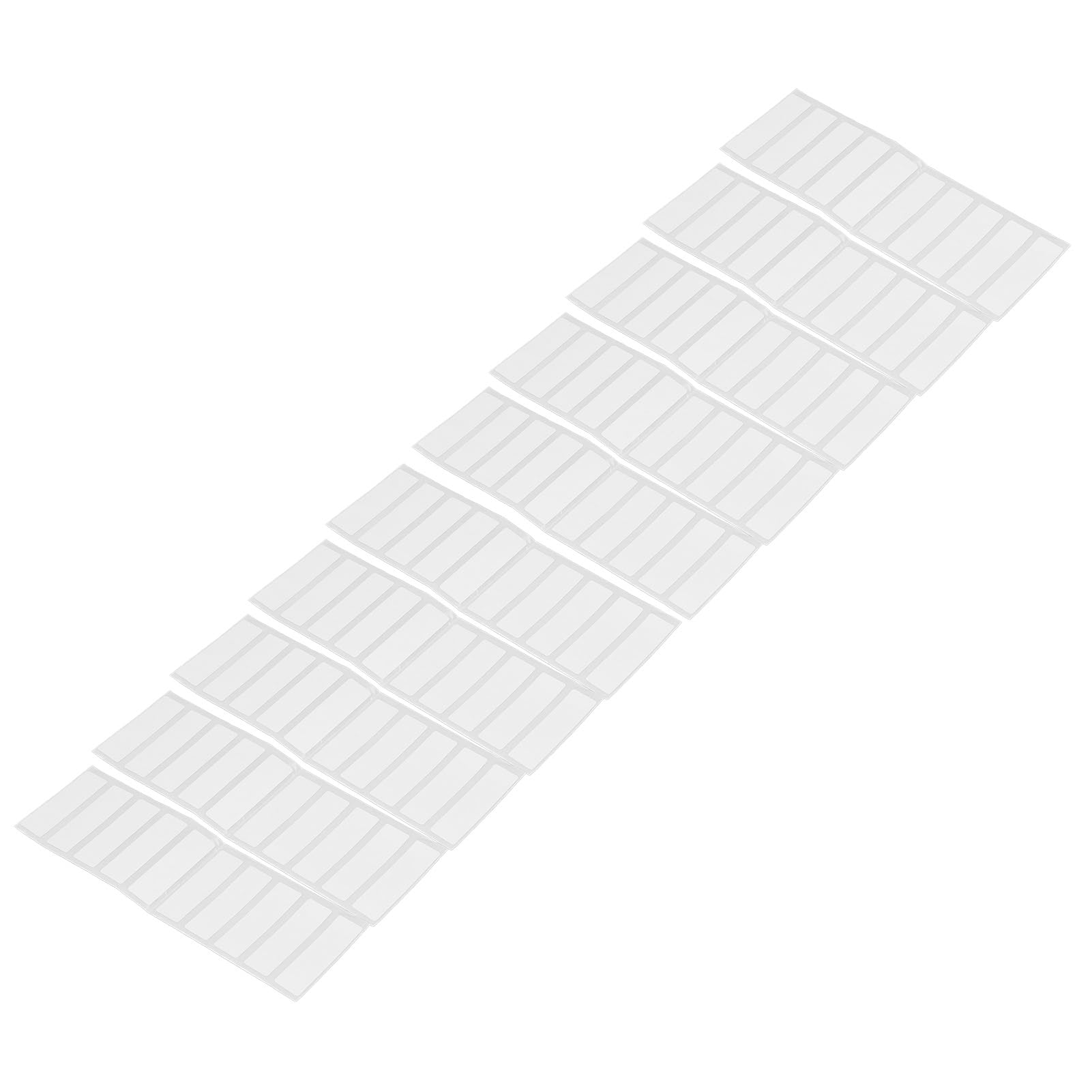 Étiquettes RFID UHF KU5 860‑960 MHz, 100 Pièces de 73x20 mm, Portée Longue ISO 18000-6C EPC Gen2, Autocollants Étanches pour Gestion d'Inventaire