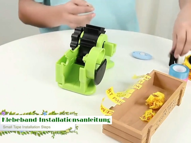 Mini Washi Tape Abroller - Tragbarer Klebebandschneider Clip