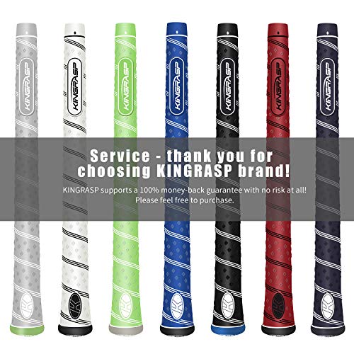 Lehui Golf Grips Set of 13 (Free 13 Tapes) Hybrid Golf Club Grips, Standard/Mdisize, 6 Colors Optional. (Blue, Midsize)