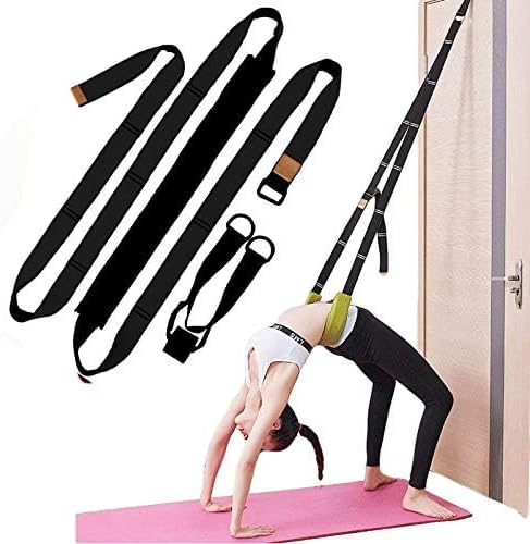 Miniatura 2 de Correa de estiramiento de yoga, fitness, correa de estiramiento de flexibilidad de puerta, mejora la flexibilidad de la pierna, cintura y espalda,