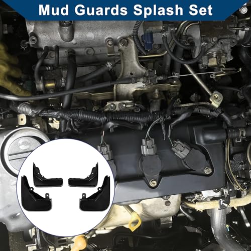 Image of Mud Flaps Splash Guards W /Mount Accessories for Mercedes-Benz E Class 2008-2013 Front and Rear Mud Guards 1 Set