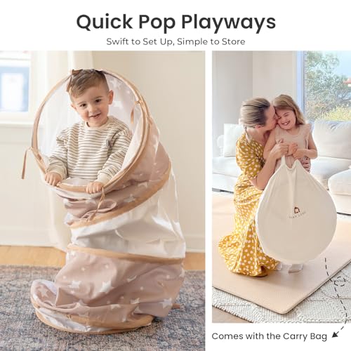 Tiny Land TLTGTT007BN-US-2024 Tunnel Toys For Toddlers, 69 Inch X 18 Inch Baby Tunnel Crawl Indoor, Play Tunnel For Kids To Crawl Through thumb #2