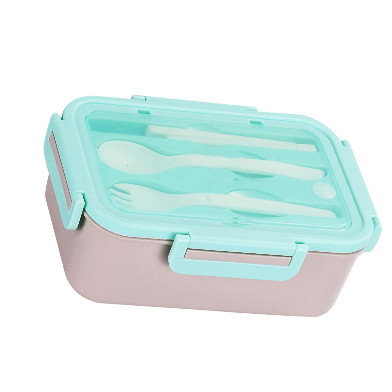 SIXRUN Boîte à Lunch Portable avec Motif à Grille, 10,6 Oz (1400ml)