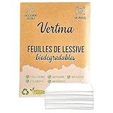 Feuilles De Lessive Biodégradable (64 Lavages),...