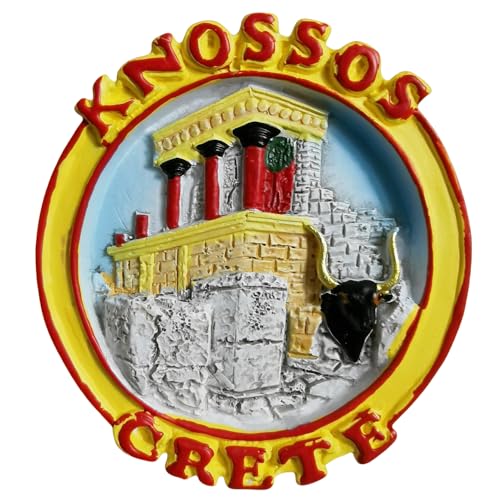 Imán decorativo para refrigerador Grecia souvenir miniatura 1