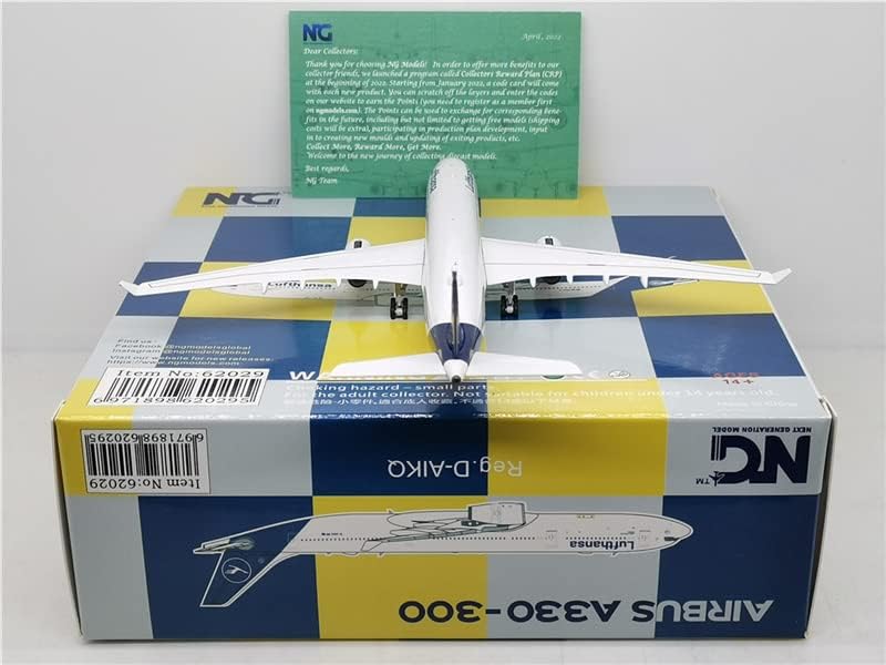 Miniatura 2 de Modelo NG Lufthansa para Airbus A330-300 D-AIKQ 1400 DIECAST modelo preconstruido