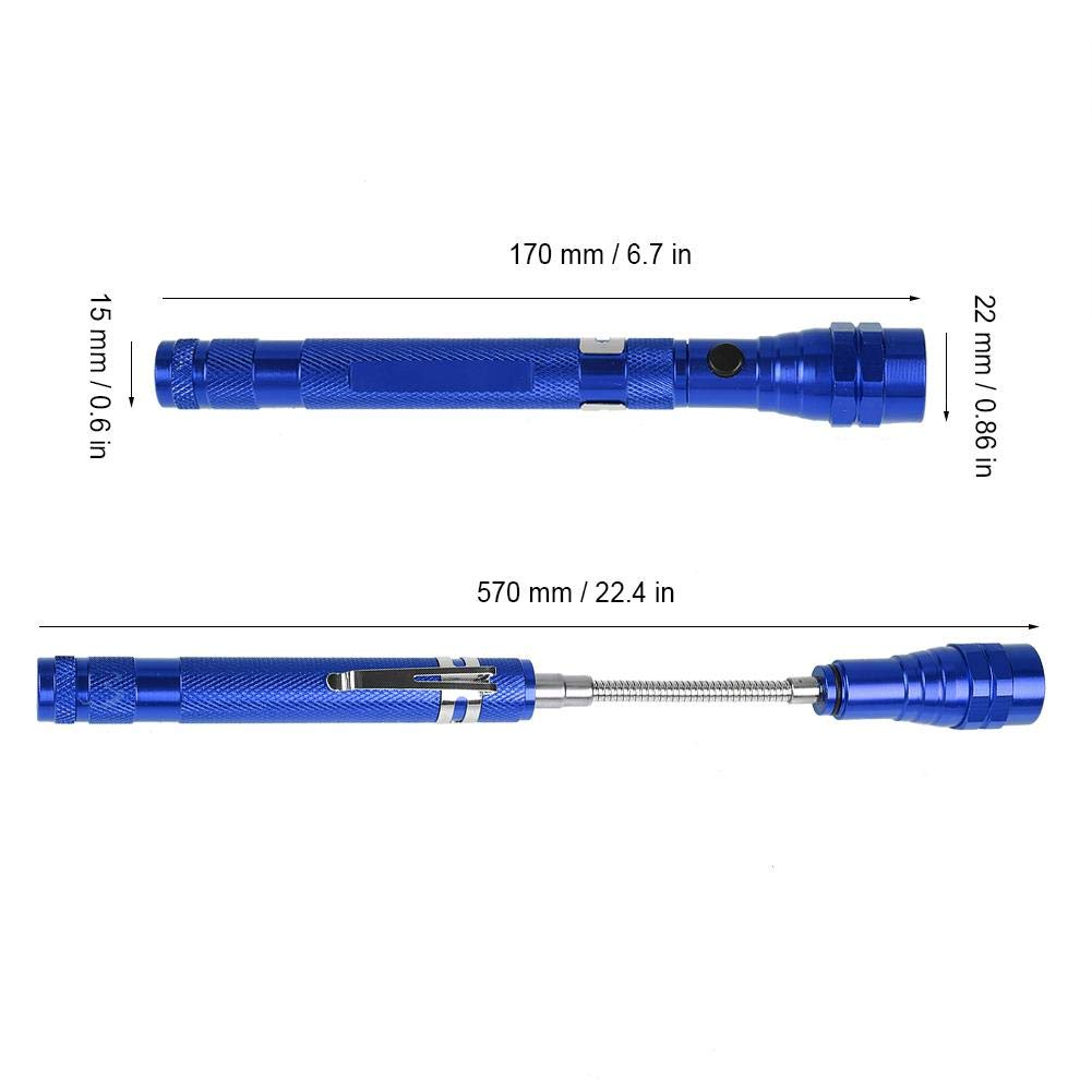 LIWI-Lampe Torche UV 365nm Puissante Lumière Noire, LED Mini Lampe de